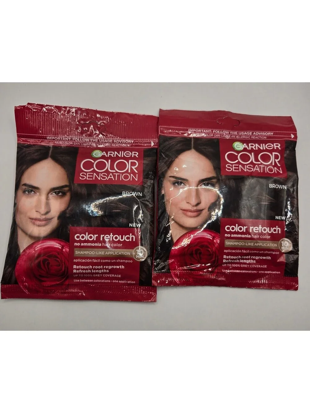 Garnier Color Sensation Brown Color Retouch No Ammonia Hair Color Shampoo-Like 2